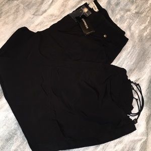 Express black joggers.